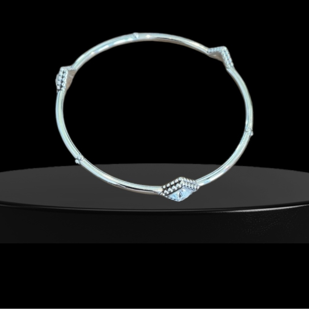 Brighton Twinkle Trio Square Bangle Bracelet Retired Item 1869 - Picture 5 of 5